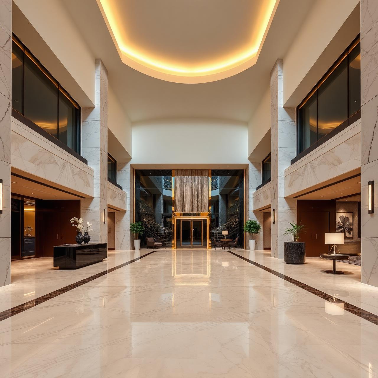 Five-Star Hotel Lobby